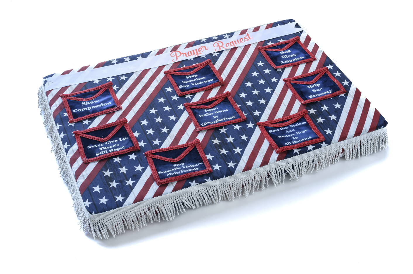 Patriotic Prayer Request Rug