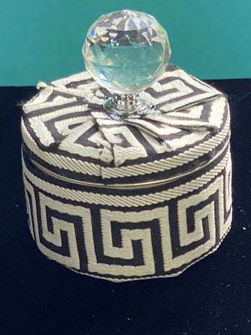 Greek Key Candle